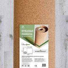 Фото - Подложка пробковая 1м*10м*1,5мм Home Expert