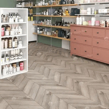 Фото - Кварцвиниловая плитка Alpine Floor Chevron Alpine LVT Дуб Исида