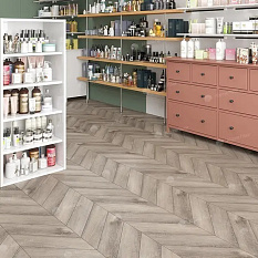 Фото - Кварцевый ламинат Alpine Floor Chevron Alpine Дуб Исида