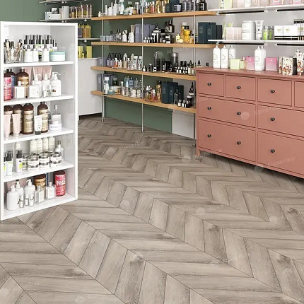 Фото - Кварцевый ламинат Alpine Floor Chevron Alpine Дуб Исида
