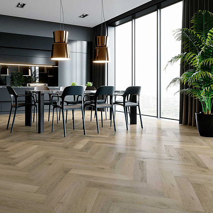 Фото - Кварцевый ламинат Fargo Parquet Дуб Парижский дождь