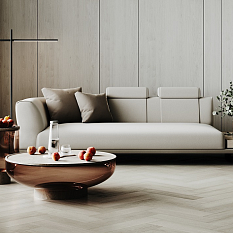 Фото - Кварцевый ламинат Home Expert Parquet Design Дуб Милкшейк