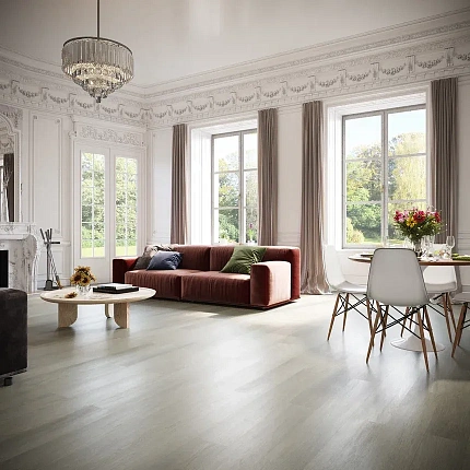 Фото - LVT плитка Invictus замковая Maximus Plank New England Oak Misty