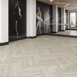 Фото - Ламинат Alpine Floor Эксперт (Herringbone), 33 класс, 8 мм, Дуб Монпелье