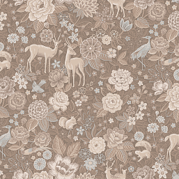 Фото - Флизелиновые обои Loymina British Style Forest Forest Deer Brit 3 002