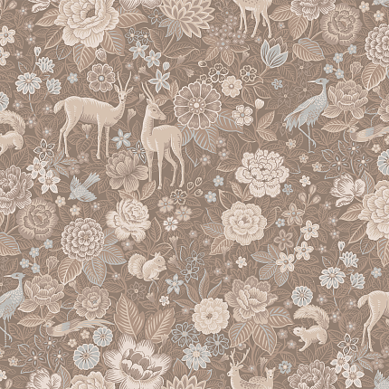 Фото - Флизелиновые обои Loymina British Style Forest Forest Deer Brit 3 002