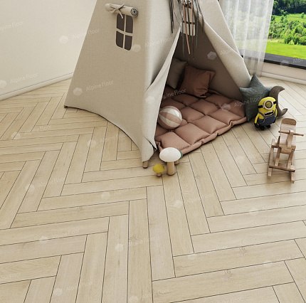 Фото - Ламинат Alpine Floor Herringbone 10 Дуб Лацио