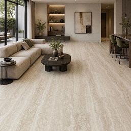 Фото - Кварцвинил Aberhof Petra XXL Travertine 1161