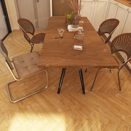 Фото - Ламинат Alpine Floor Herringbone 12 Дуб Пьемонт