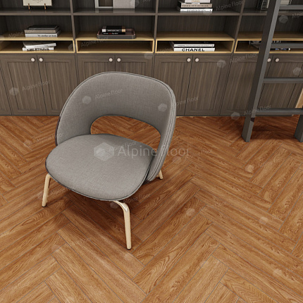 Фото - Ламинат Alpine Floor Herringbone 10 Дуб Умбрия