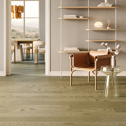 Фото - Кварцевый паркет Quartz Parquet Классик Дуб Флэт Уайт