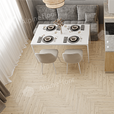 Фото - Ламинат Alpine Floor Эксперт (Herringbone), 34 класс, 12 Pro, Дуб Лион