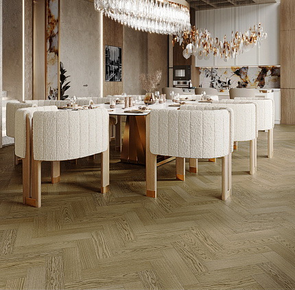 Фото - Кварцевый паркет Quartz Parquet Штучный Дуб Конго