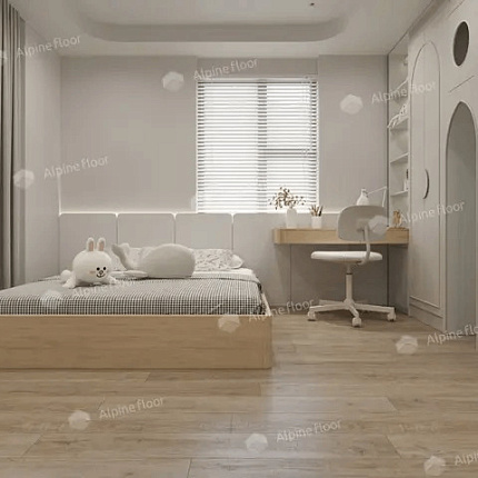 Фото - Кварцвиниловая плитка Alpine Floor Easy Line Дуб амбер