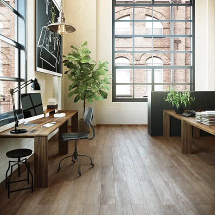 Фото - LVT плитка Invictus замковая Maximus Plank New England Oak Toffee