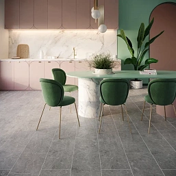 Фото - LVT плитка Invictus замковая Maximus Tile Hudson Stone Silver