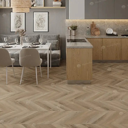 Фото - Кварцевый ламинат Alpine Floor Chevron Alpine Дуб Синистра