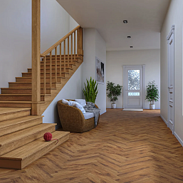 Фото - Ламинат My Step Елка (Herringbone 12) Зала 33 класс 12 мм