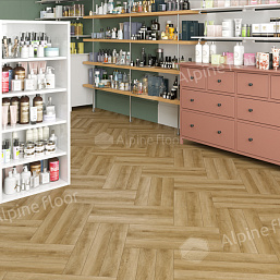 Фото - Ламинат Alpine Floor Herringbone 12 Pro Дуб Эльзас