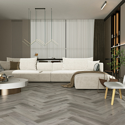 Фото - Кварцевый ламинат Home Expert Parquet Дуб Горный ручей