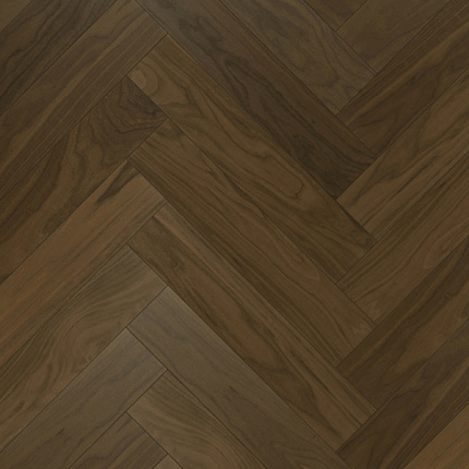 Фото - Кварцевый паркет Quartz Parquet Английская Ёлка Орех Американский 33-400-29 5/0,6 мм