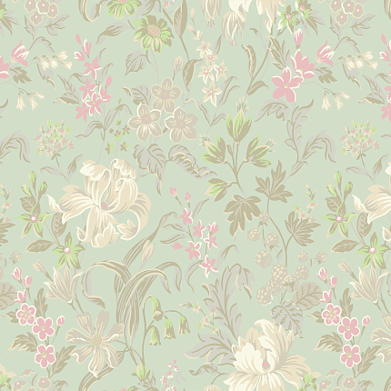 Фото - Флизелиновые обои Loymina Equator Flower Bed QTR4 006
