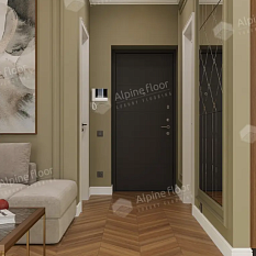 Фото - Ламинат Alpine Floor Chevron Art Дуб Этна