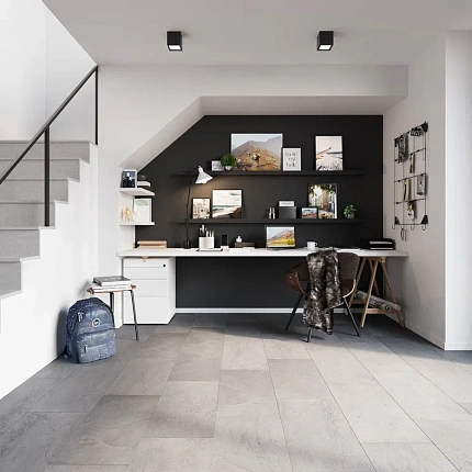 Фото - LVT плитка Invictus Maximus Tile Groovy Granite Steel