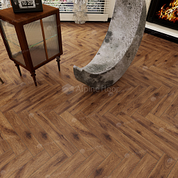 Фото - Ламинат Alpine Floor Эксперт (Herringbone), 33 класс, 10 мм, Дуб Калабрия