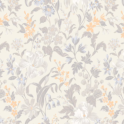 Фото - Флизелиновые обои Loymina Equator Flower Bed QTR4 001