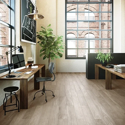 Фото - LVT плитка Invictus замковая Maximus Plank New England Oak Sand
