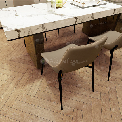 Фото - Ламинат Alpine Floor Herringbone 10 Дуб Тироль