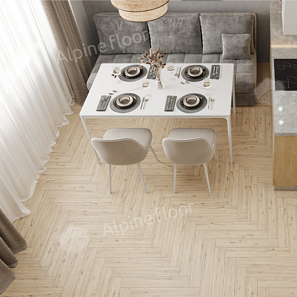 Фото - Ламинат Alpine Floor Herringbone 12 Pro Дуб Лион