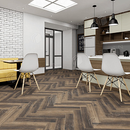 Фото - Ламинат SPC Ensten Valland Parquet Каштан
