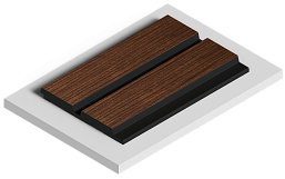 Фото - Стеновые панели HIWOOD LV123N BR396K