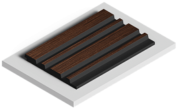 Фото - Стеновые панели HIWOOD LV122 BR396K