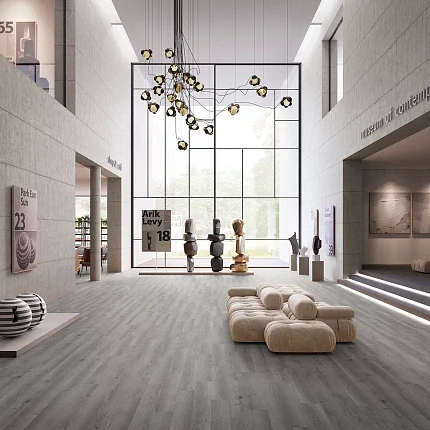 Фото - LVT плитка Invictus Maximus Plank Highland oak Frosted