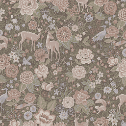 Фото - Флизелиновые обои Loymina British Style Forest Forest Deer Brit 3 012