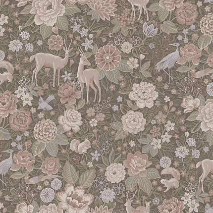 Фото - Флизелиновые обои Loymina British Style Forest Forest Deer Brit 3 012