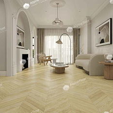 Фото - Кварцевый ламинат Alpine Floor Chevron Alpine Дуб Ваниль Селект