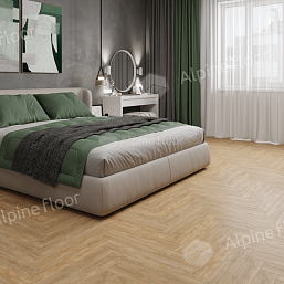 Фото - Ламинат Alpine Floor Эксперт (Herringbone), 33 класс, 8 мм, Дуб Фландрия