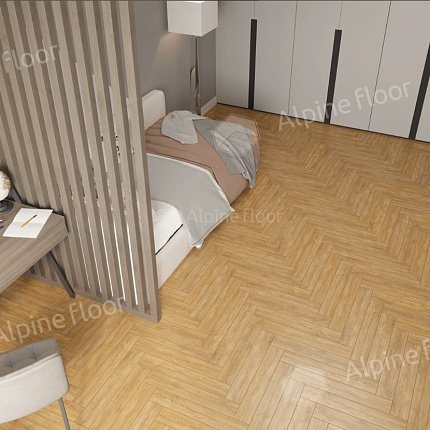 Фото - Ламинат Alpine Floor Herringbone 8 Pro Дуб Тулуза
