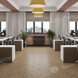 Фото - Ламинат Alpine Floor Эксперт (Herringbone), 34 класс, 12 Pro, Дуб Прованс
