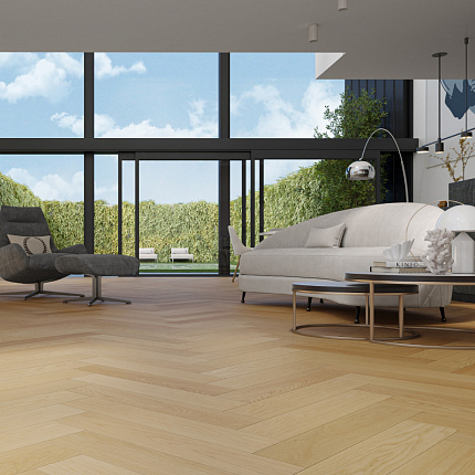 Фото - Кварцевый паркет Quartz Parquet Английская ёлка Дуб Тоскана
