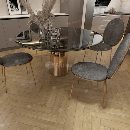 Фото - Ламинат Alpine Floor Herringbone 10 Дуб Молизе