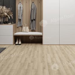 Фото - Ламинат Alpine Floor Эксперт (Herringbone), 33 класс, 8 мм, Дуб Орлеан